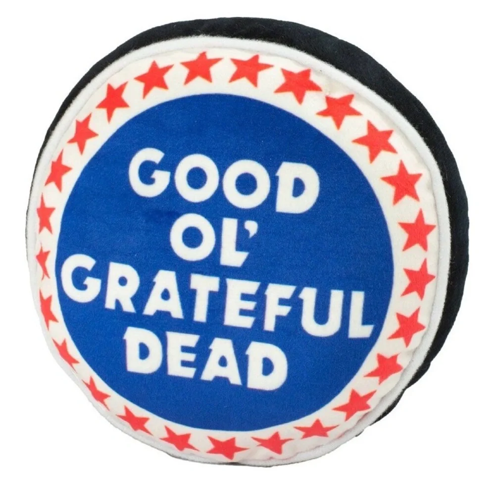 NWT Grateful Dead Steal Your Face Plush Squeaker Dog Toy